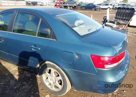 2006 Hyundai Sonata Gls V6/Lx V6 z USA, uszkodzony, nr VIN 5NPEU46F96H047214